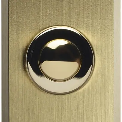 Poussoir de sonnerie AP ETA 2310 laiton bruni brossé 