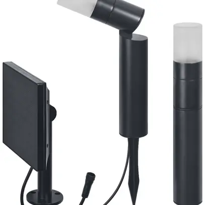 LED-Wegeleuchte LEDVANCE SMART+ Solar 2×1W 90lm 3000K RGBW IP44 455mm sz 2er Set 