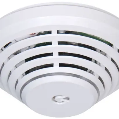 Rilevatore di fumo AP Wunderli RAUCH-5, 12VDC/backup a pile, 1NO/NC (60V/100mA) 