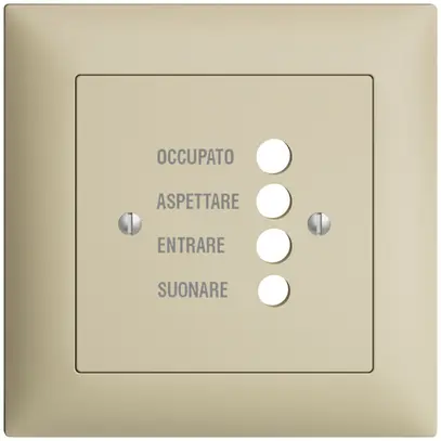 Kit frontale INC EDIZIOdue vanille 88×88 per stazion.d.porta 1334.I 