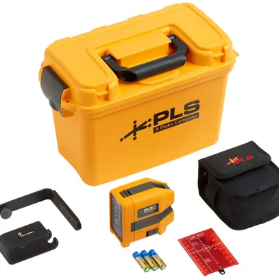 Livello laser a 3 punti Fluke-PLS 3R KIT rosso 30m ≥30h 635nm 