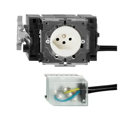 Presa INS FH T13 L2 bianco 53mm Snap per cavo piat.powerbus 