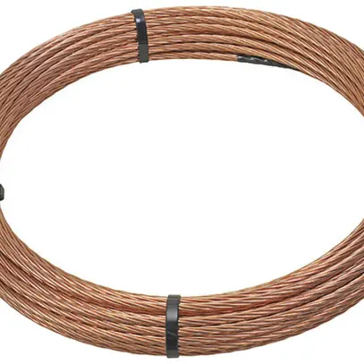 Électrode en Cu de terre Flury LR2, Cu nu, 50mm², rouleau 50m 