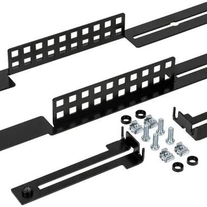 Support de câbles pour panneau Netscale 48, latérale, ajustable, noir 