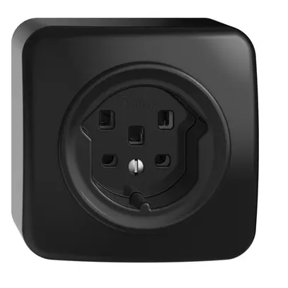 Prise AP STANDARDdue T25 noir 