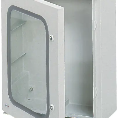 Cofano AP Hager Orion.Plus poliestere 300×350×160mm IP65 SKII grc porta vetrata 