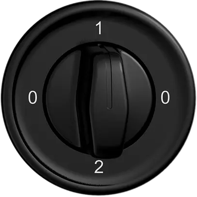 Interrupteur rotatif STANDARDdue SNAPFIX® manette commutateur 2/2L no 