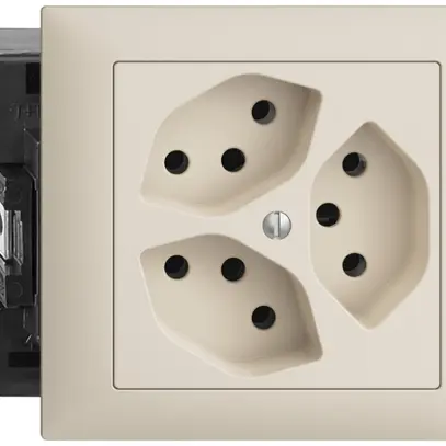 Prise INC EDIZIOdue 3×T13 crema 49…69mm 