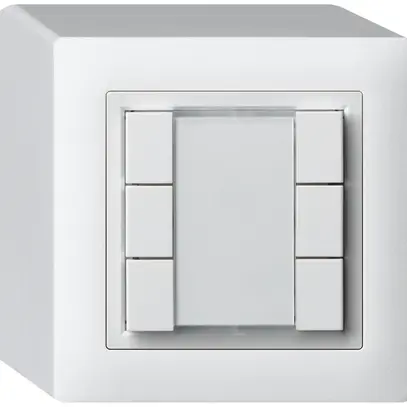 Poussoir universel AP 6×kallysto avec LED blanc 