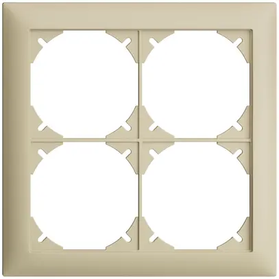 Abdeckrahmen EDIZIOdue 2×2 vanille 