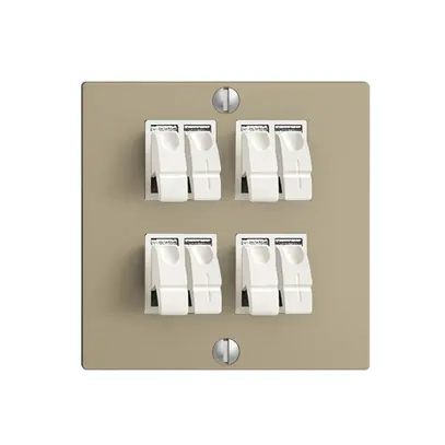 Presa audio EDIZIOdue F 4×sand morsetto per 4 altoparlante 