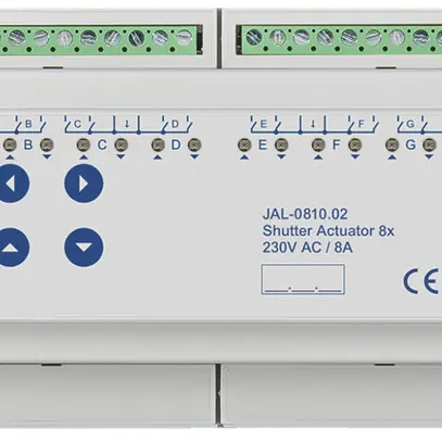 Actionneur de jalousie KNX AMD MDT JAL-0810.02 8-can 8A 300W 230VAC 8UM 