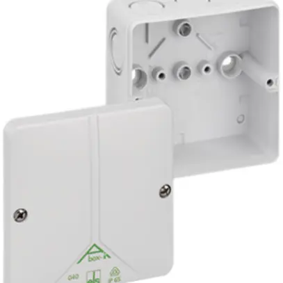 Boîte dérivation AP Abox-i m 040-LIP65 94×94×57mm gris 