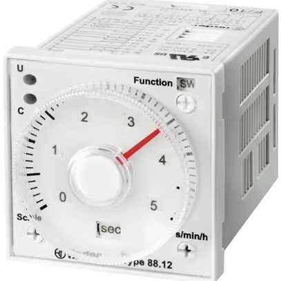 Relè a tempo INS Finder 8L 24…230VUC, 6 funzioni 