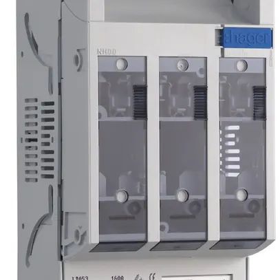 Sezionatore HPC Hager DIN00 690VAC 160A guida 40mm raccordo a vite M8 