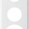 Abdeckplatte 3×1 2×43+58mm weiss 