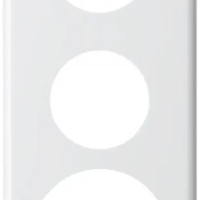 Abdeckplatte 3×1 2×43+58mm weiss 