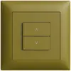 Stazione secondaria INC 1K/2T per interruttore tapparelle Edue Wiser olive 