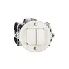 Interruttore/contatto a pulsante Feller STANDARD A-R+3/1L bianco 