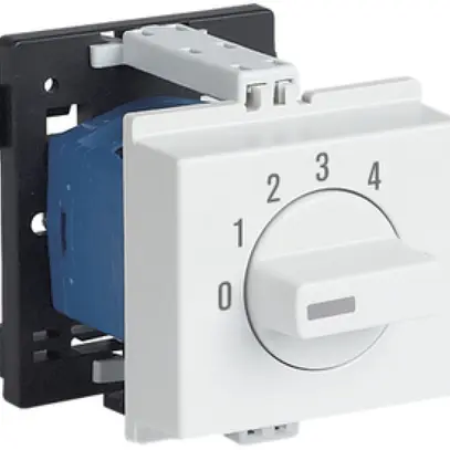 REG-Drehschalter K&N, 12A/690V -/1L, Griff hgu, "0-1-2-3-4" 