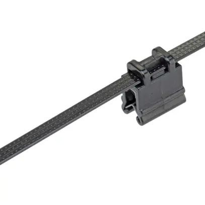 Clip di bordo PAN c.fascetta BT2S-300 fissaggio bordo 0.7…3mm a piombo 