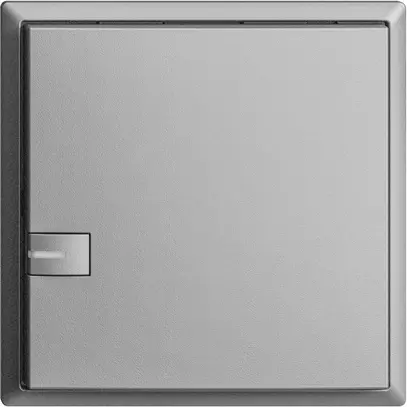 Poussoir ENC KNX 1× EDIZIOdue silver RGB avec LED 