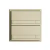 Pulsante KNX RGB EDUE, 250mW, s.LED, c.carta, 2×pulsante, com.2×tasti, van 