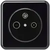 Presa INC basico TV-R-SAT nero 
