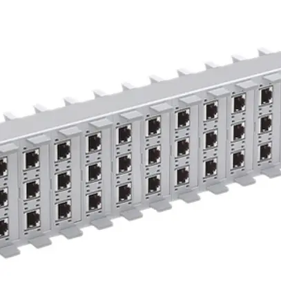 Pannello di distribuzione 19" cat.6A 48RJ45/s 2UA global 