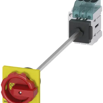 Sezionatore di carico Siemens SENTRON 3LD3 pavimento 40A 3L+1Ch/1R 66×66mm ro/gi 