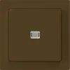 Interruttore luminoso INC kallysto 3/1L marrone 