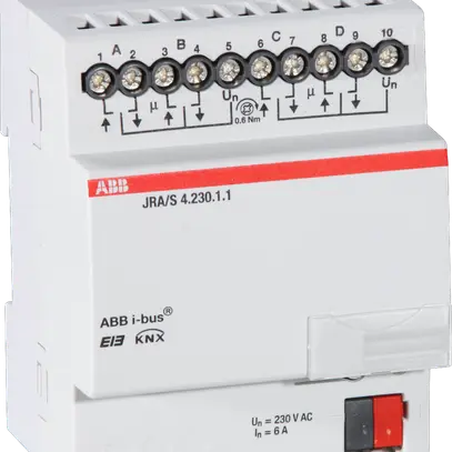 Actionneur de jalousie KNX AMD 4-fois 6A 230VAC 
