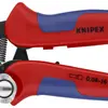 Pince à sertir KNIPEX auto-ajustable pour embouts 180mm 0.08…16mm² 