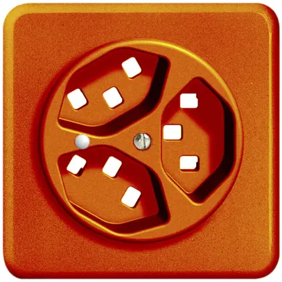 Kit frontale INC FH 3×T23 arancione 86×86mm con lente 