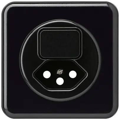 Kit frontale INC basico 86×86 nero per combinazione grd.I S3/tipo 13 