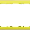 Cadre de recouvrement EDIZIOdue colore pour KNX-Panel 7" lemon 