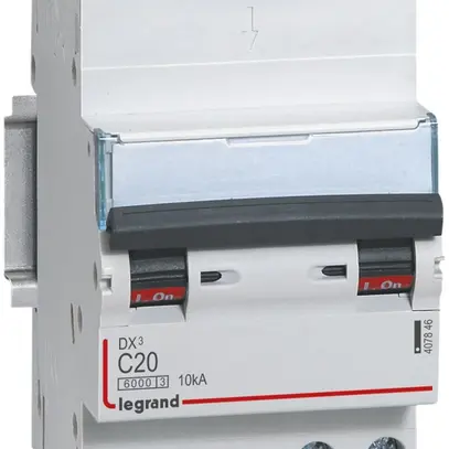 Disjoncteur Legrand C 3P 13A 6000A/10kA raccordement broches 