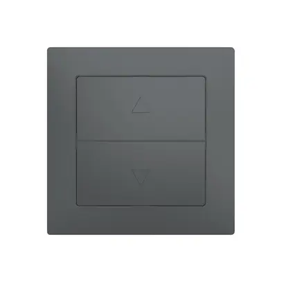 Kit frontal ENC SIDUS Z/E anthracite pour interr.stores 1 canal 