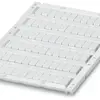 Bezeichnungskarte UCT-TM 5 weiss für Klemmen 4.6×10.5mm 