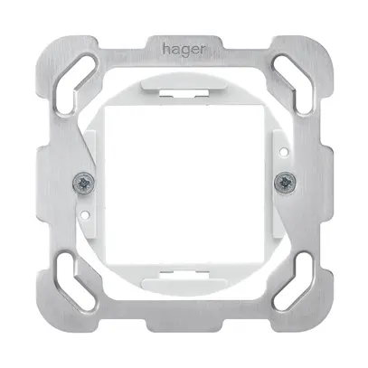 Supporto di montaggio KNX Hager per termostato ambiente systemlink/easylink 