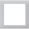 Telaio di copertura kallysto 80×100mm a innesto per scatola INS G3 grigio chiaro 
