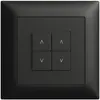 Interruttore tapparelle INC 2K/4T Edue Wiser nero 