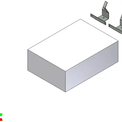 Kit per calcestruz.p.57350/57355 Scatola di raccordo murale WAD 