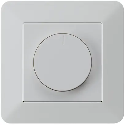 Variatore rotativo universale INC Hager kallysto.trend 20…400W/VA grigio chiaro 