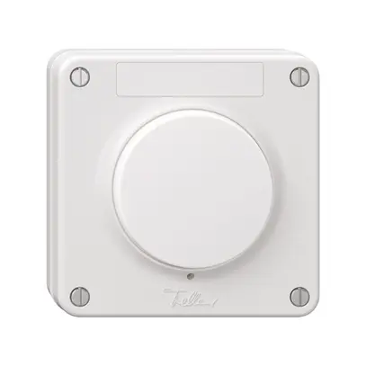 NUP-Sonnerie-Drucktaster NEVO m.Namensschild, Membr.ws, 16A 230 VAC m.Steckkl.ws 