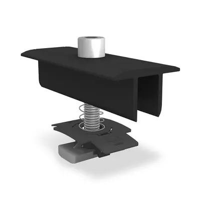 K2 XS Pince de module centrale anodisé noir 30-33mm 