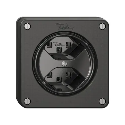 Presa NUPU NEVO, 2×T23, nero 