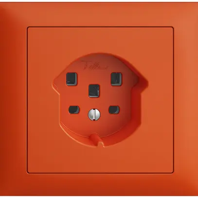 Presa INS EDIZIOdue T25 16A arancione, con morsetti innest. 