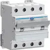 Disjoncteur différentiel Hager RCBO 4P caractérisque C 40A 0.3A type A 4UM 