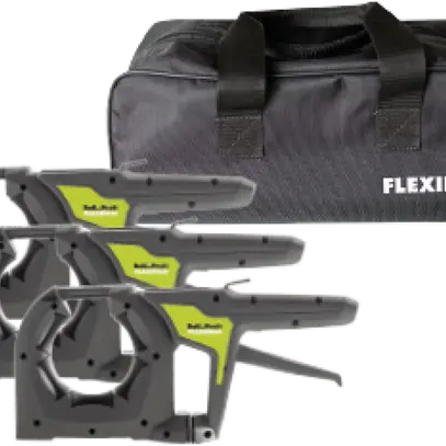 Jeu de 3 systèmes de guidage de câbles Roll..Profi Flexipass Ø38mm étui incl. 